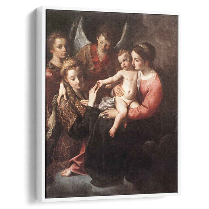 The Mystic Marriage of St Catherine (1587) by Annibale Carracci