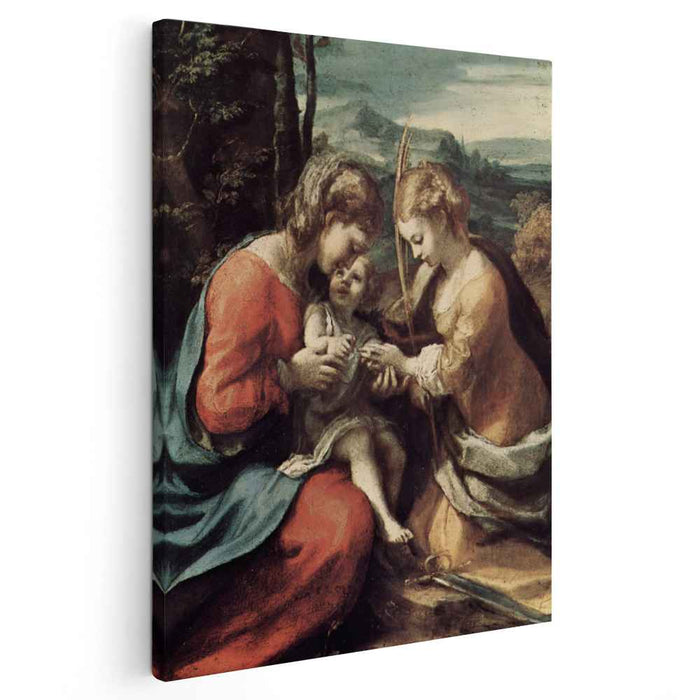 The Mystic Marriage of St. Catherine of Alexandria (1518) by Correggio