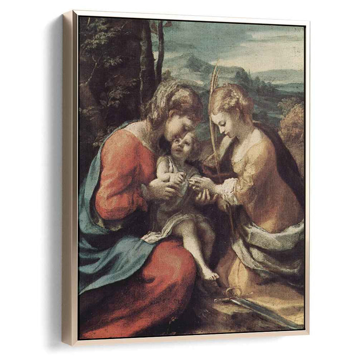 The Mystic Marriage of St. Catherine of Alexandria (1518) by Correggio