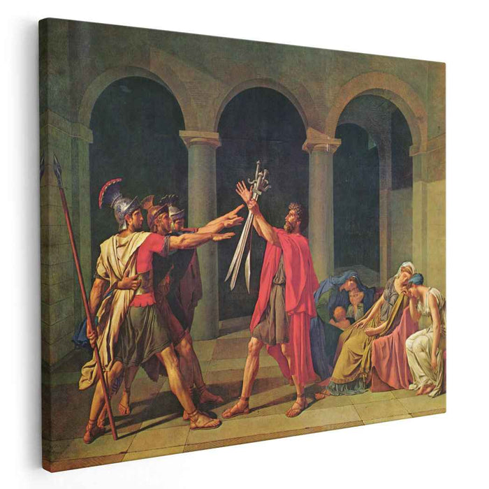 The Oath of Horatii (1784) by Jacques-Louis David