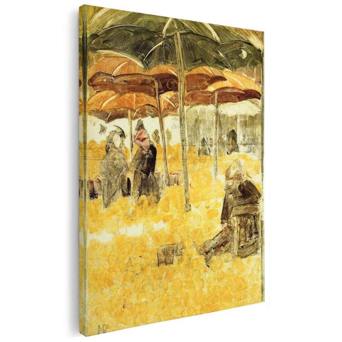 The Orange Market (1899) by Maurice Prendergast