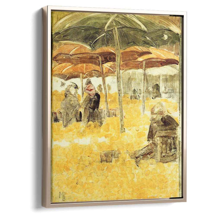 The Orange Market (1899) by Maurice Prendergast