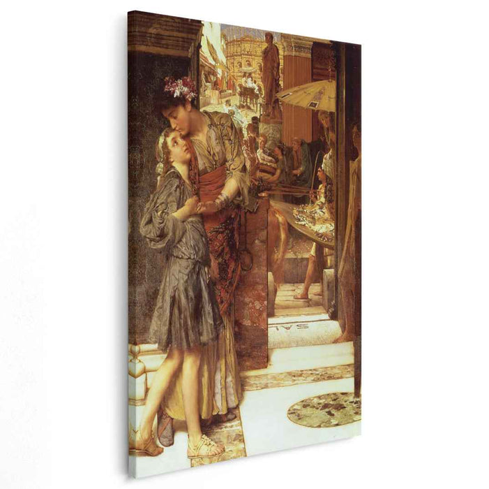 The Parting Kiss (1882) by Sir Lawrence Alma-Tadema