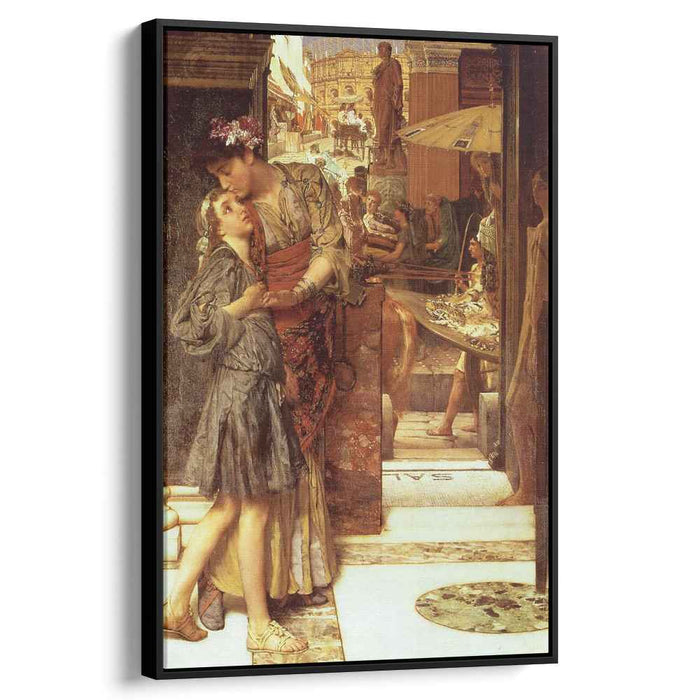 The Parting Kiss (1882) by Sir Lawrence Alma-Tadema