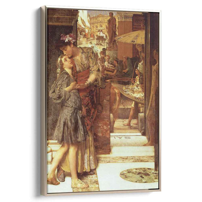 The Parting Kiss (1882) by Sir Lawrence Alma-Tadema