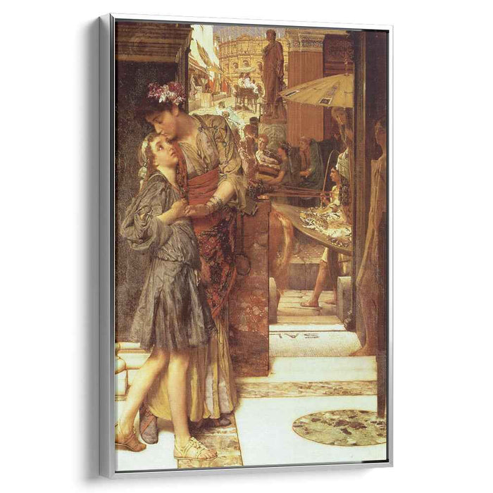 The Parting Kiss (1882) by Sir Lawrence Alma-Tadema