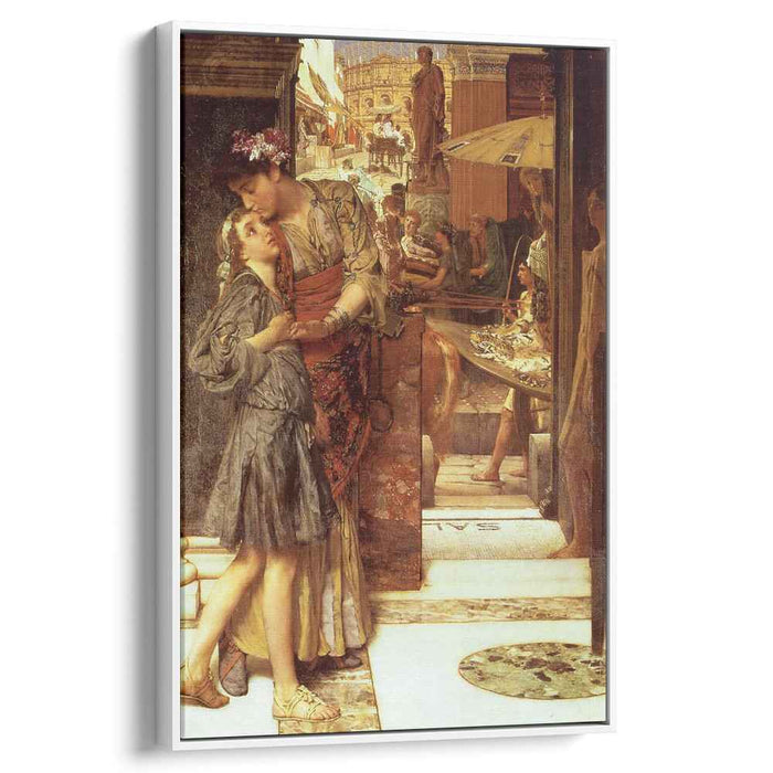The Parting Kiss (1882) by Sir Lawrence Alma-Tadema