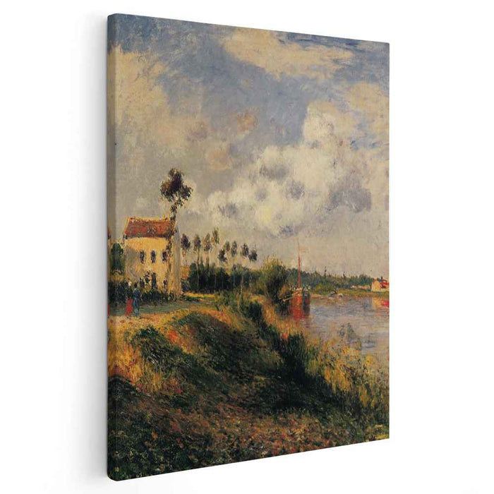 The Path from Halage, Pontoise by Camille Pissarro