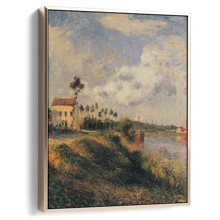 The Path from Halage, Pontoise by Camille Pissarro