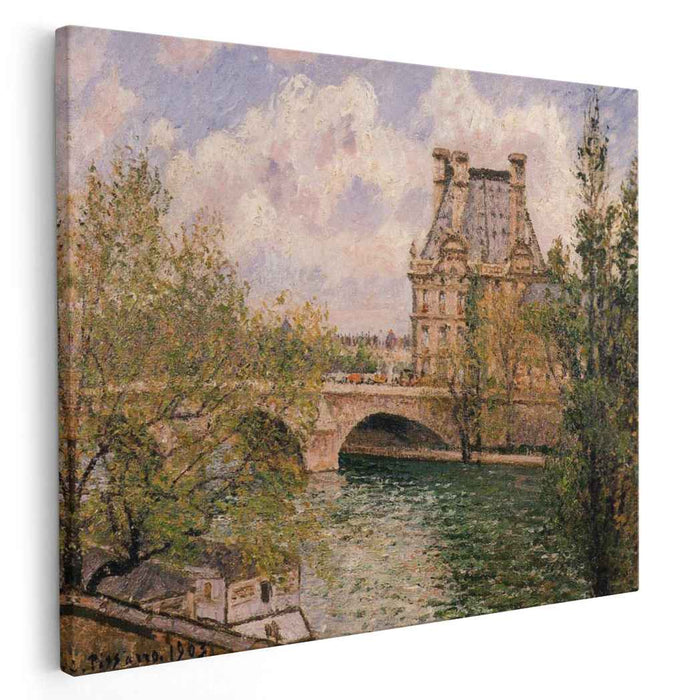 The Pavillion de Flore and the Pont Royal (1902) by Camille Pissarro