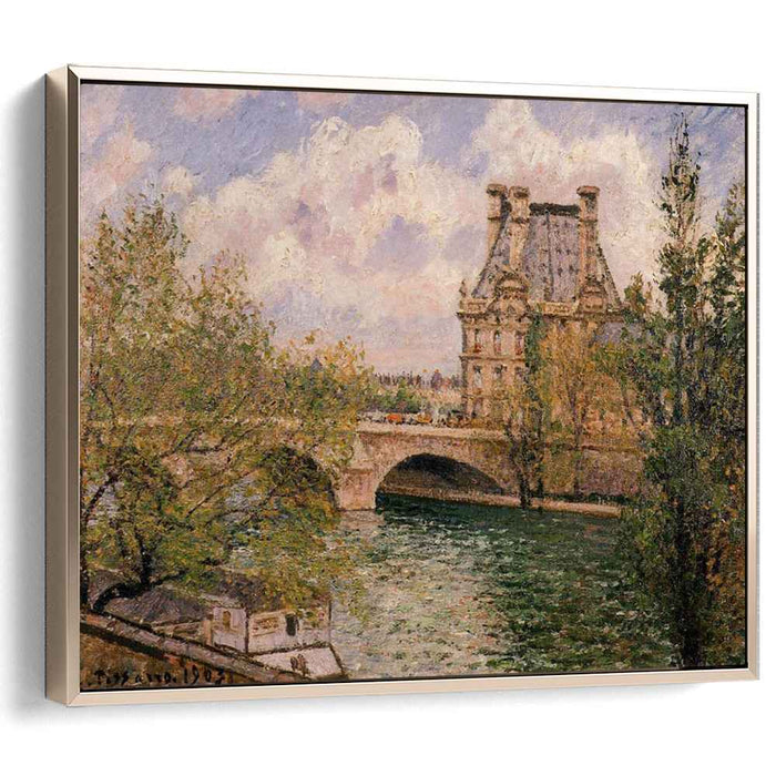 The Pavillion de Flore and the Pont Royal (1902) by Camille Pissarro