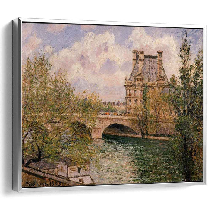 The Pavillion de Flore and the Pont Royal (1902) by Camille Pissarro