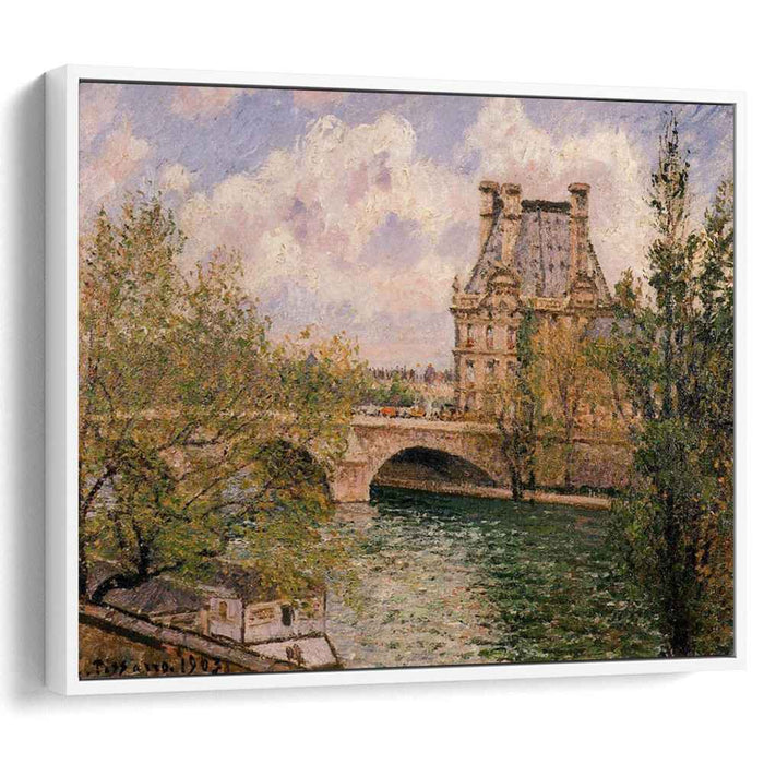 The Pavillion de Flore and the Pont Royal (1902) by Camille Pissarro