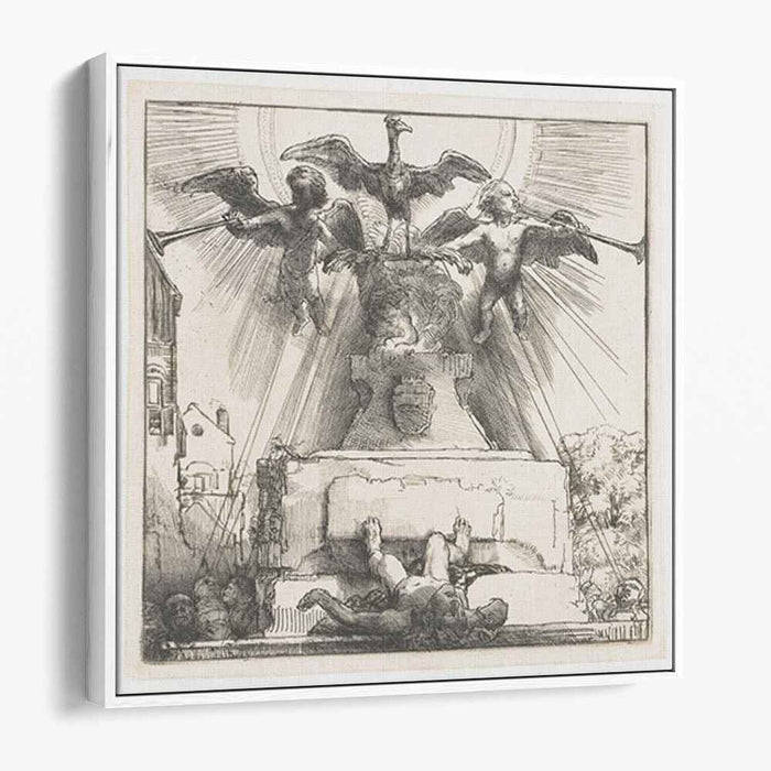 The phoenix or the statue overthrown (1658) by Rembrandt