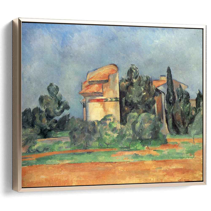 The Pigeon Tower At Bellevue (1890) by Paul Cezanne