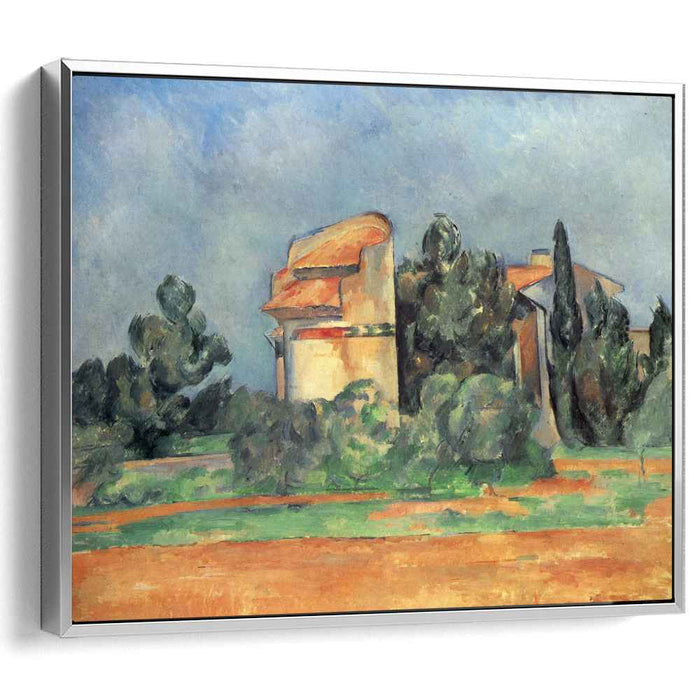 The Pigeon Tower At Bellevue (1890) by Paul Cezanne