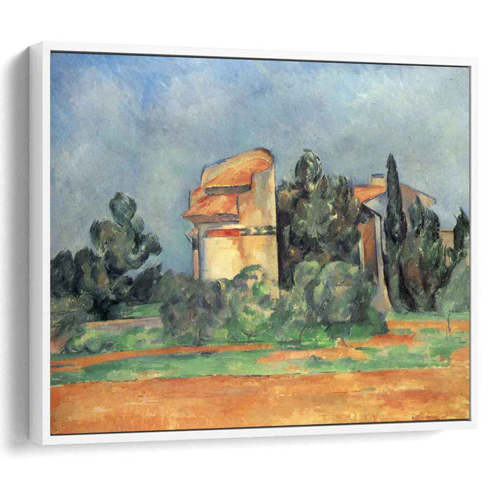 The Pigeon Tower At Bellevue (1890) by Paul Cezanne
