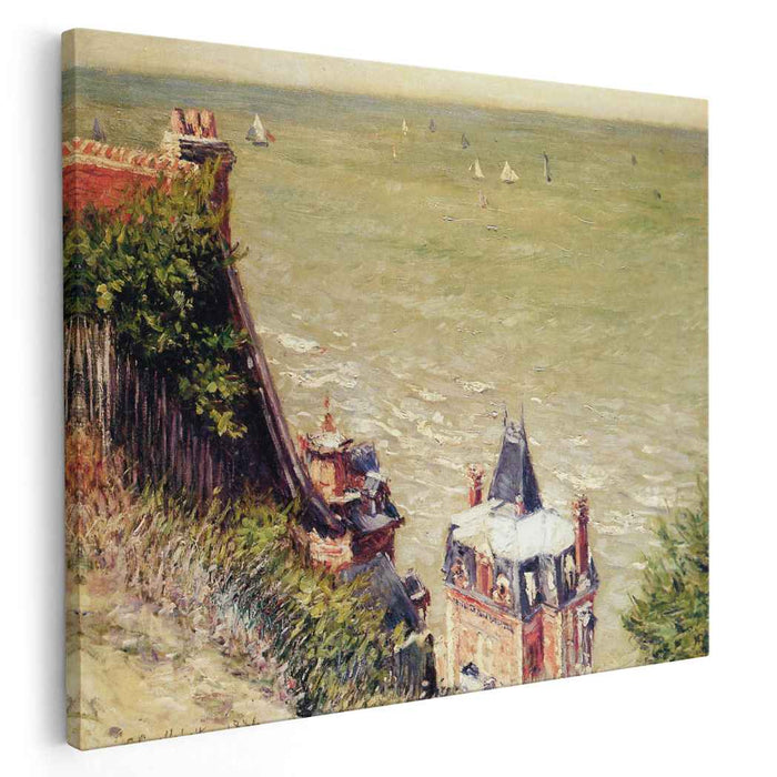 The Pink Villa at Trouville (1884) by Gustave Caillebotte