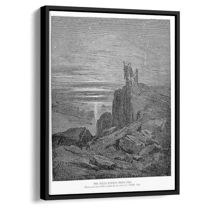 The Poets Emerge from Hell by Gustave Dore