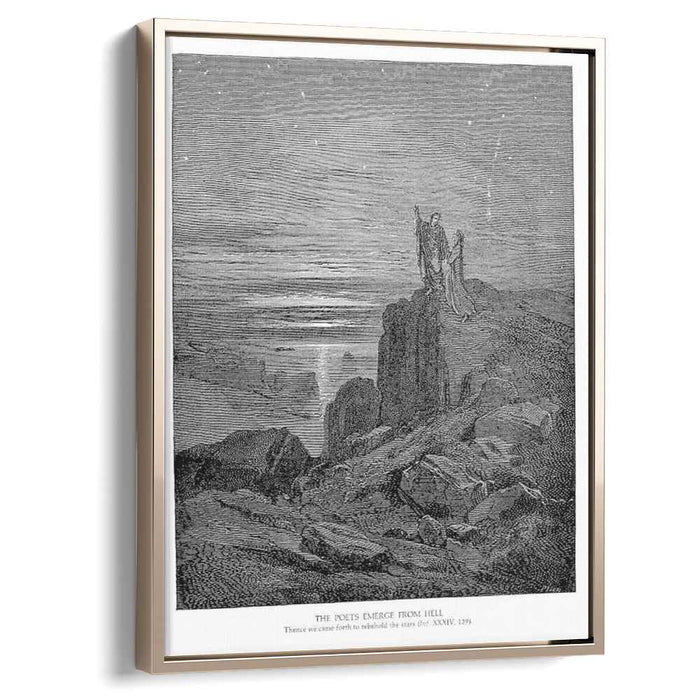 The Poets Emerge from Hell by Gustave Dore