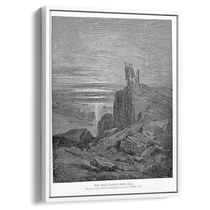 The Poets Emerge from Hell by Gustave Dore