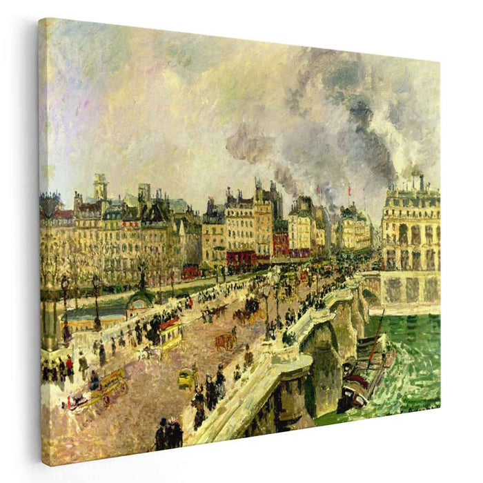 The Pont Neuf, Shipwreck of the Bonne Mere by Camille Pissarro