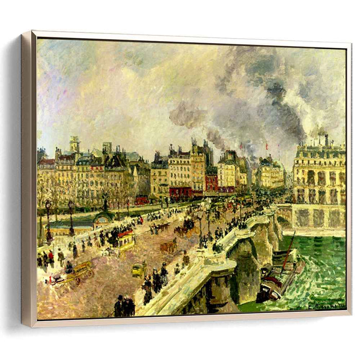 The Pont Neuf, Shipwreck of the Bonne Mere by Camille Pissarro