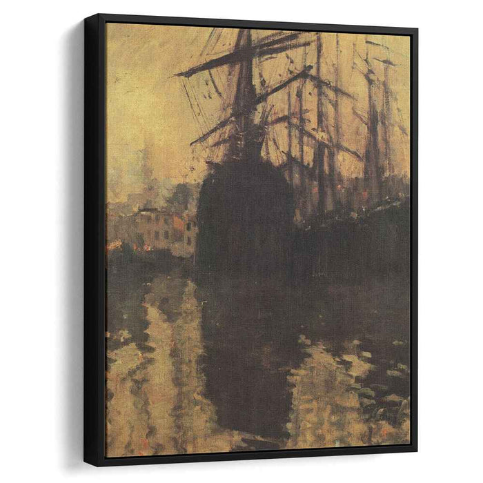 The Port in Marseilles (1890) by Konstantin Korovin