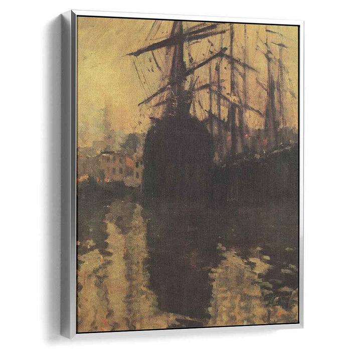 The Port in Marseilles (1890) by Konstantin Korovin