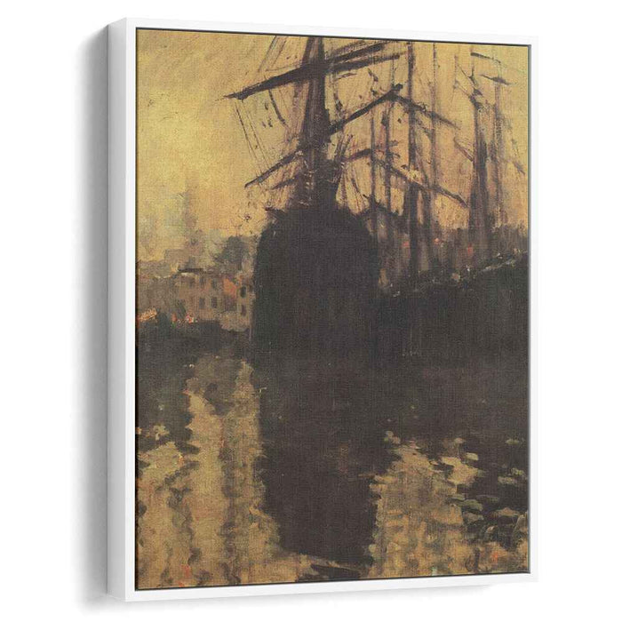 The Port in Marseilles (1890) by Konstantin Korovin