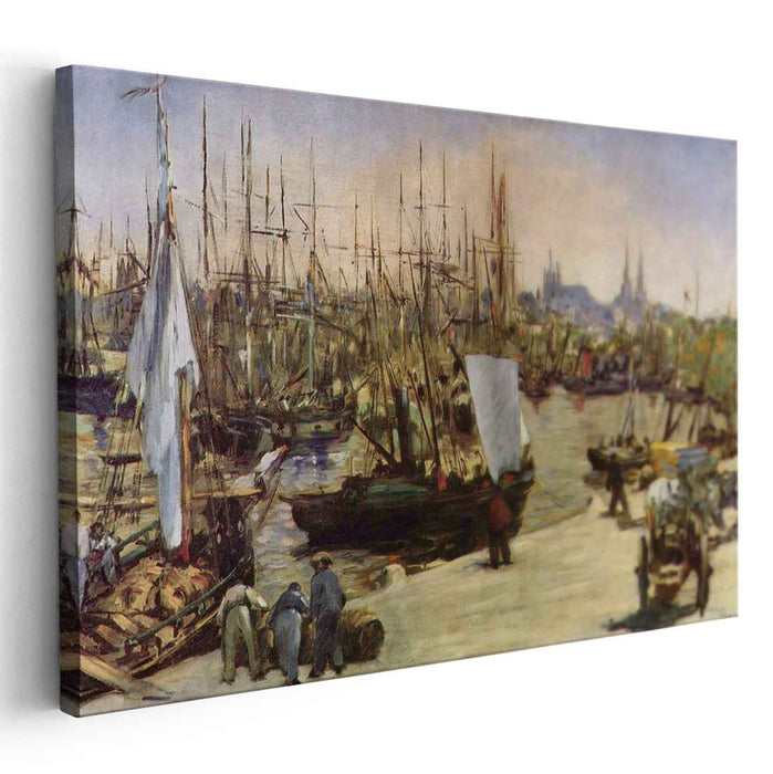The Port of Bordeaux (1871) by Edouard Manet