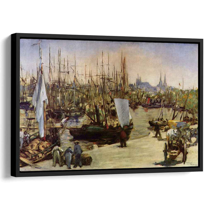 The Port of Bordeaux (1871) by Edouard Manet