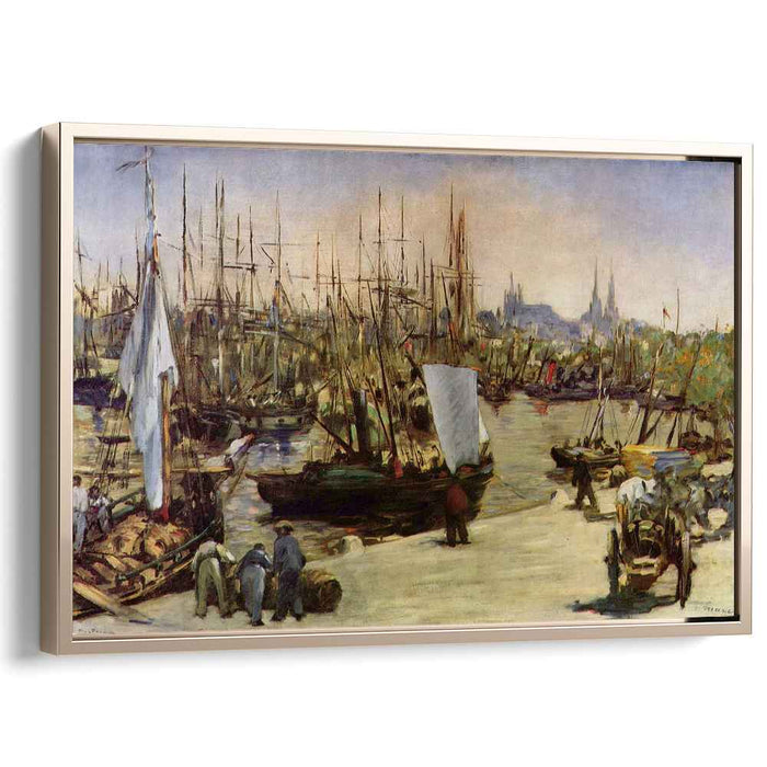 The Port of Bordeaux (1871) by Edouard Manet