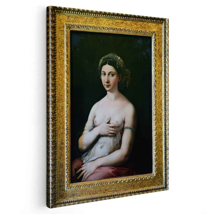 The Portrait of a Young Woman (La Fornarina) (1520) by Raphael