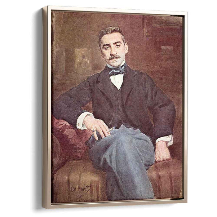 The Portrait of Walter Fedorovich Nuvel by Leon Bakst