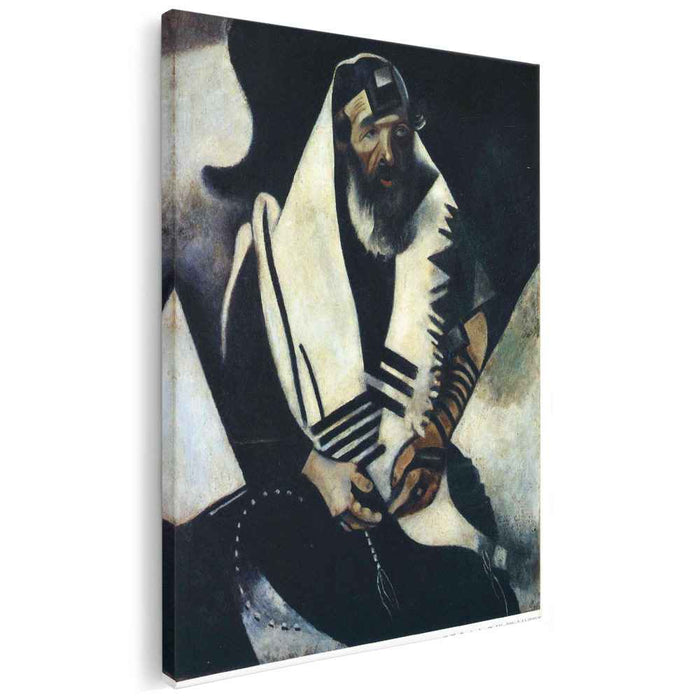 The Praying Jew (Rabbi of Vitebsk) (1914) by Marc Chagall