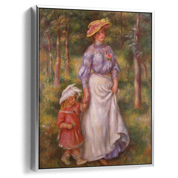 The Promenade (Julienne Dubanc and Adrienne) (1906) by Pierre-Auguste Renoir