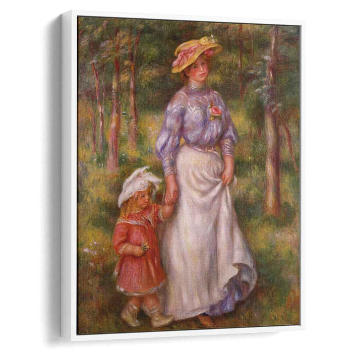 The Promenade (Julienne Dubanc and Adrienne) (1906) by Pierre-Auguste Renoir