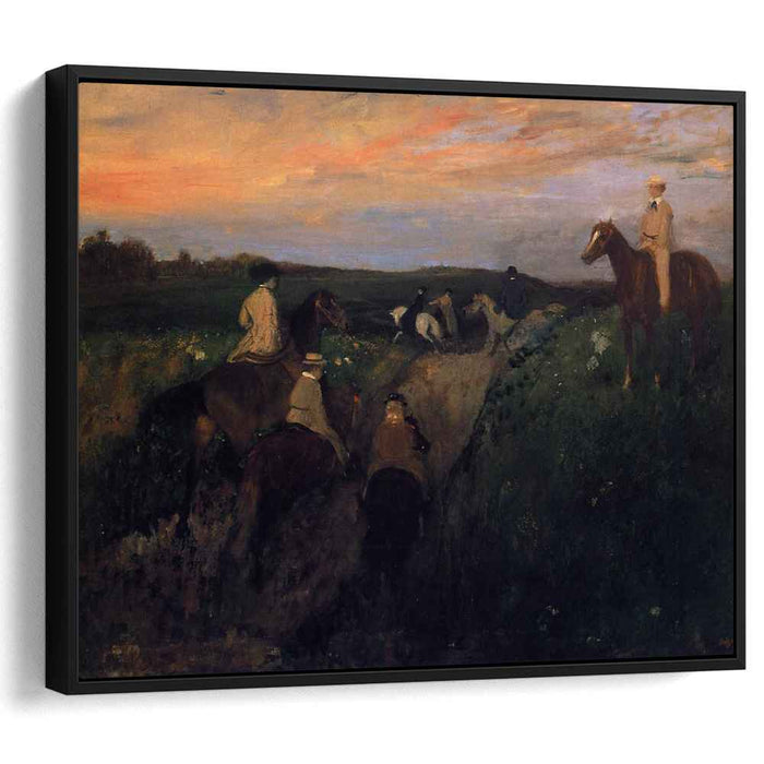 The Promenade on Houseback (1868) by Edgar Degas