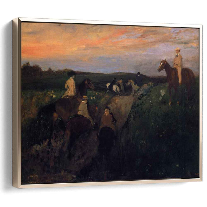 The Promenade on Houseback (1868) by Edgar Degas