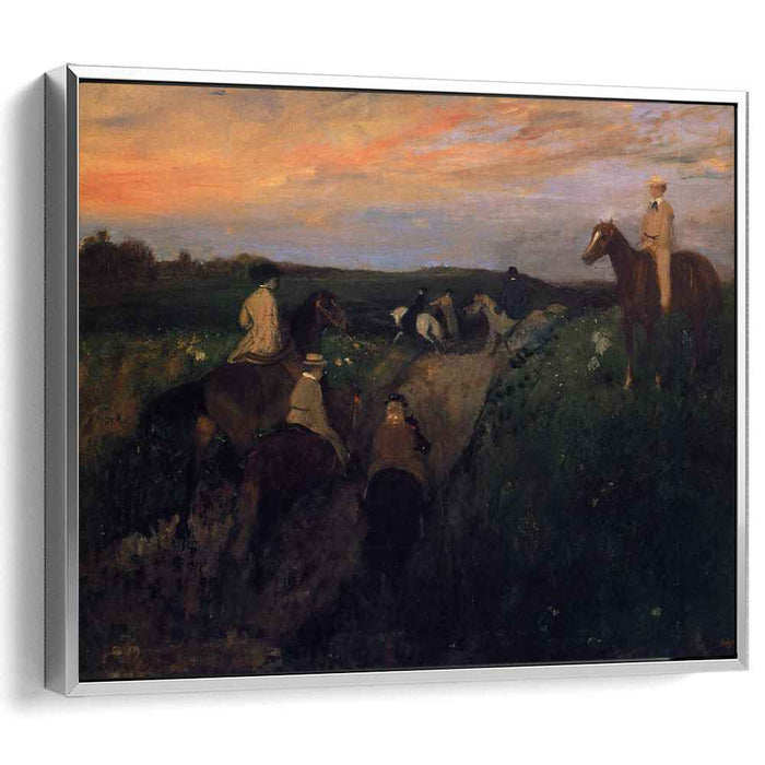 The Promenade on Houseback (1868) by Edgar Degas