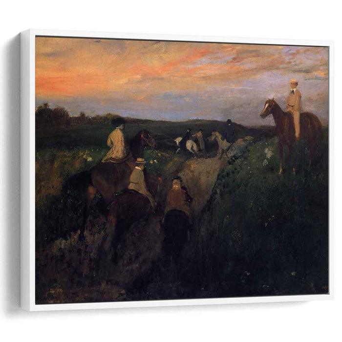 The Promenade on Houseback (1868) by Edgar Degas