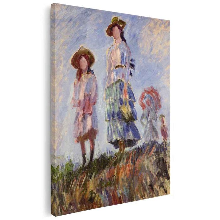 The Promenade (study) (1886) by Claude Monet