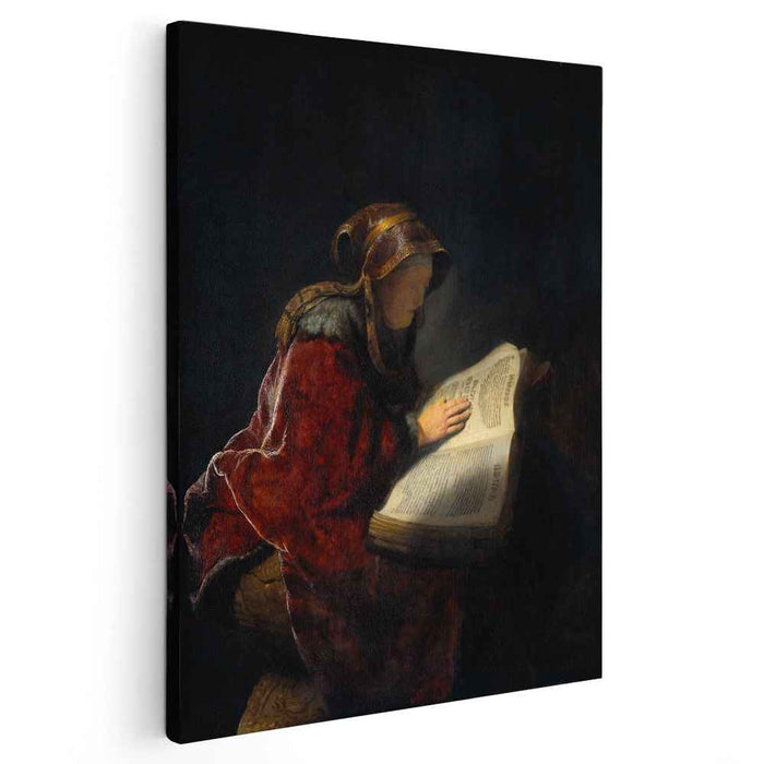 The Prophetess Anna (Rembrandt`s Mother) (1631) by Rembrandt