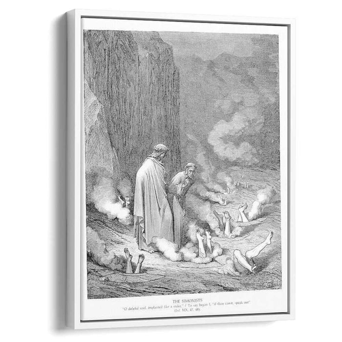 The Punishment of the Simonists (1868) by Gustave Dore