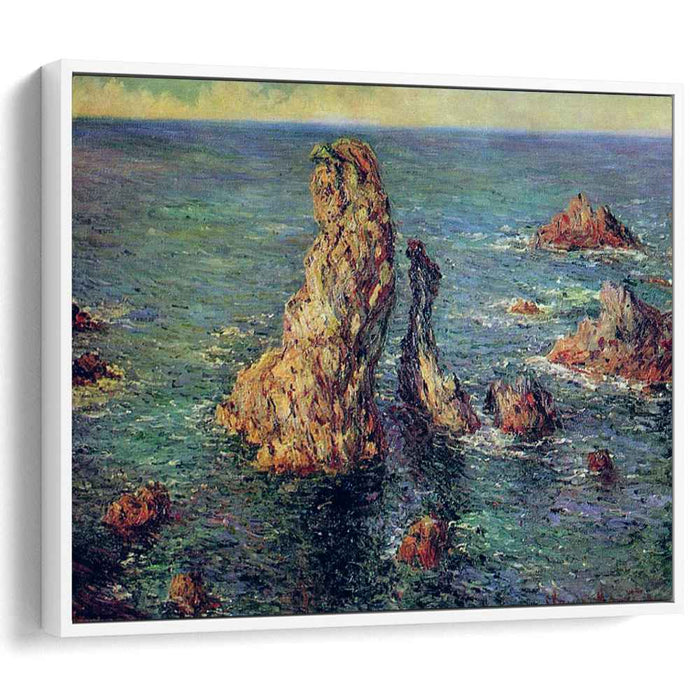 The Pyramids at Port-Coton (1886) by Claude Monet