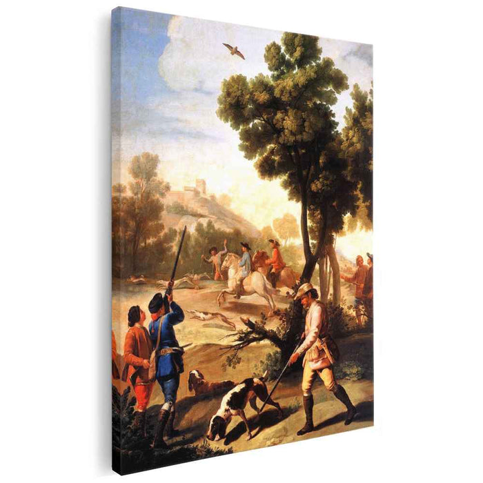 The Quail Shoot (1775) by Francisco Goya