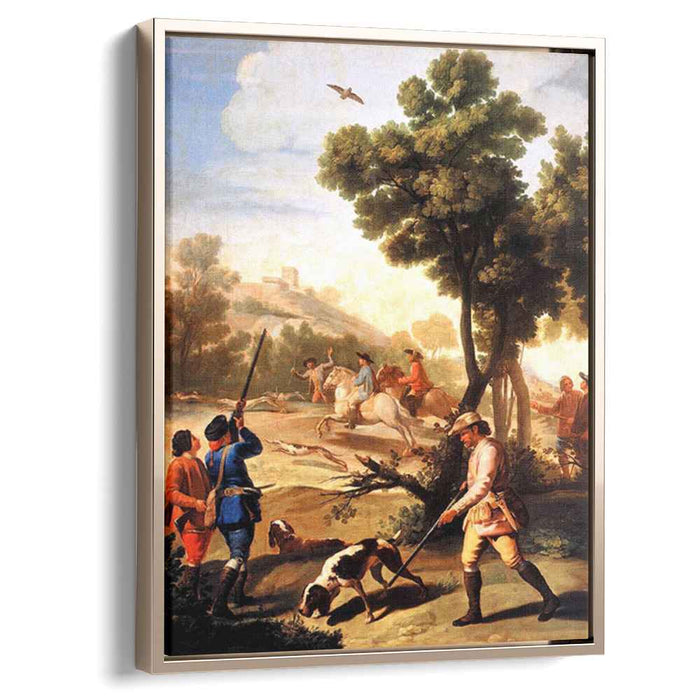 The Quail Shoot (1775) by Francisco Goya