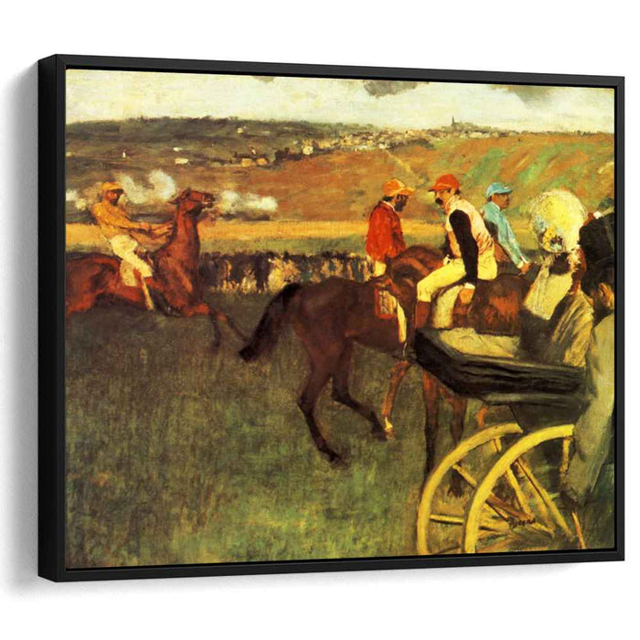 The Racecourse, Amateur Jockeys by Edgar Degas