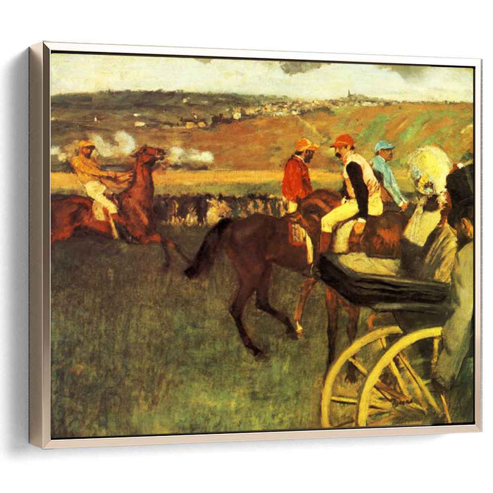 The Racecourse, Amateur Jockeys by Edgar Degas